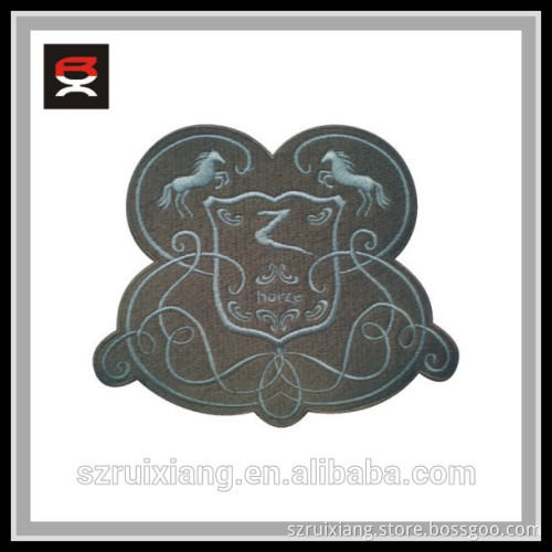 2014 Grey horse pattern embroidery patch badges